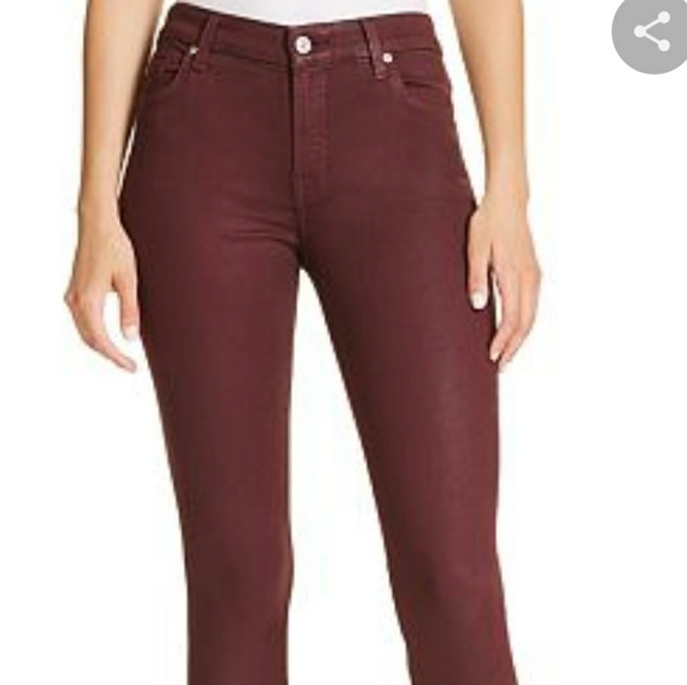 Burgundy Jeans